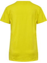 hummel Sport/Leisure Shirt hmlGO 2.0 (Organic Cotton, Classic Design) Short Sleeve Yellow Women
