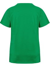hummel Sport/Leisure Shirt hmlGO 2.0 (Organic Cotton, Classic Design) Short Sleeve Green Women