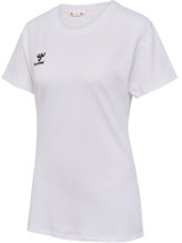 hummel Sport/Leisure Shirt hmlGO 2.0 (Organic Cotton, Classic Design) Short Sleeve White Women
