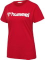 hummel Sport/Freizeit-Shirt hmlGO 2.0 Logo (Bio-Baumwolle) Kurzarm rot Damen