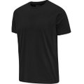 hummel Freizeit-Tshirt hmlRED Basic (Baumwolle) Kurzarm schwarz Herren