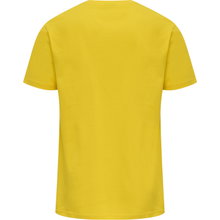 Hummel leisure t-shirt hmlRED Basic (cotton) short-sleeve yellow men's