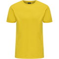hummel Freizeit-Tshirt hmlRED Basic (Baumwolle) Kurzarm gelb Herren