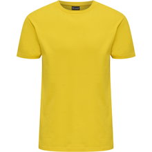 Hummel leisure t-shirt hmlRED Basic (cotton) short-sleeve yellow men's