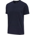 hummel Freizeit-Tshirt hmlRED Basic (Baumwolle) Kurzarm marineblau Herren