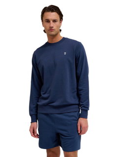 Hummel leisure pullover hmlPULSE sweat crewneck navy blue men's