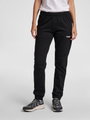 hummel Freizeithose hmlGO Cotton Pant (Baumwolle) lang schwarz Damen