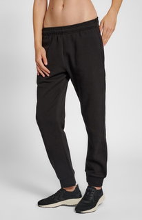 hummel Freizeithose hmlRED Basic Sweatpants (Baumwolle) schwarz Damen
