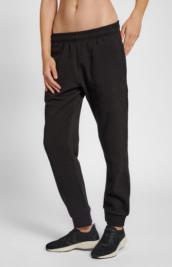 hummel Freizeithose hmlRED Basic Sweatpants (Baumwolle) schwarz Damen