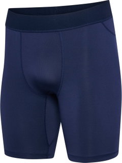 hummel spodnie funkcyjne hmlBL Performance Short Tight (poliester, dopasowane) granatowe Męskie