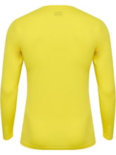 hummel Funktionsunterwäsche Langarmshirt hmlBL Essential Tee gelb Herren