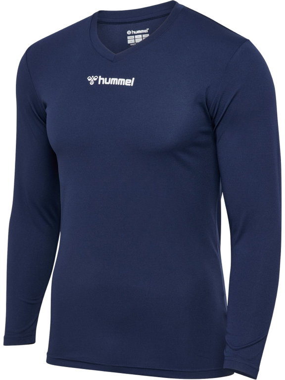 hummel Funktionsunterwäsche Langarmshirt hmlBL Essential Tee marineblau Herren
