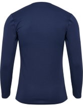 hummel Funktionsunterwäsche Langarmshirt hmlBL Essential Tee marineblau Herren
