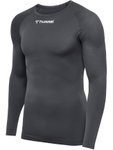 hummel Funktionsunterwäsche Langarmshirt hmlBL Comfort 2.0 Tee grau Herren