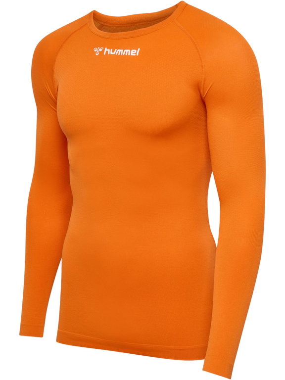 hummel Funktionsunterwäsche Langarmshirt hmlBL Comfort 2.0 Tee orange Herren