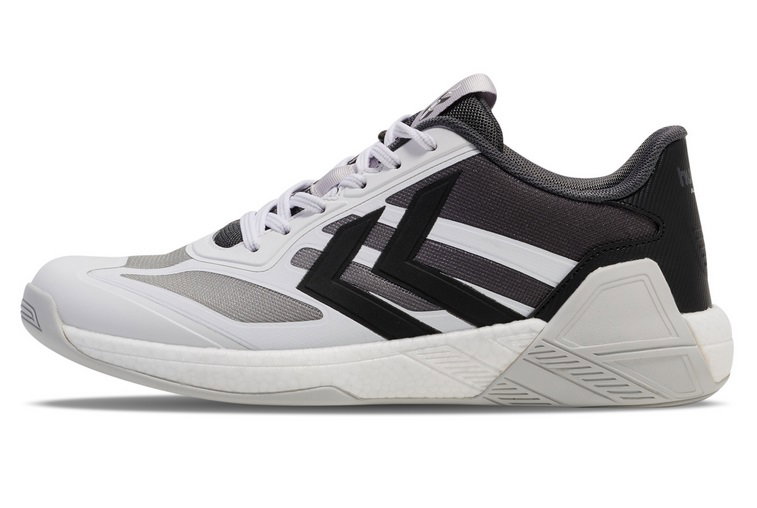 hummel Hallen-Indoorschuhe Algiz IV weiss/schwarz Herren