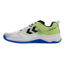 hummel Hallen-Indoorschuhe HB Powerstrike Pro (Handball) grün/weiss/blau Herren