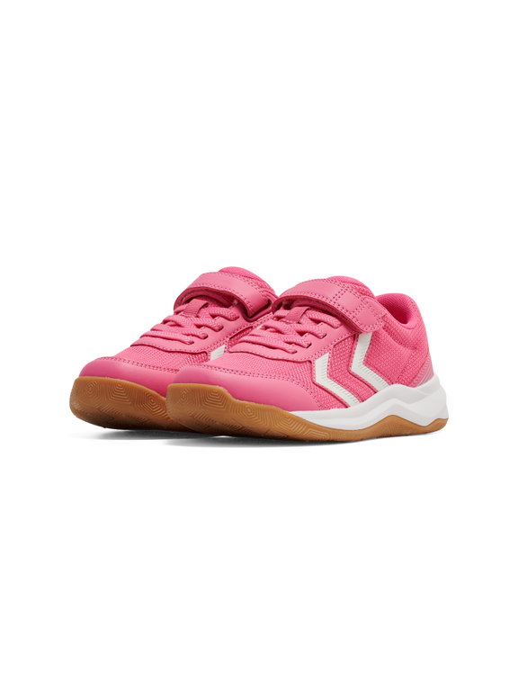 hummel Hallen-Indoorschuhe Multiplay Flex VC 2.0 (Klettverschluss) pink/weiss Mädchen