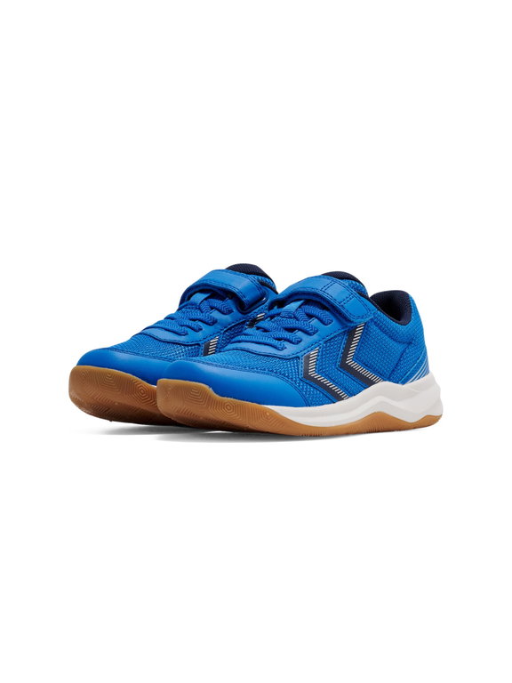 hummel Hallen-Indoorschuhe Multiplay Flex VC 2.0 (Klettverschluss) indigoblau/weiss Kinder