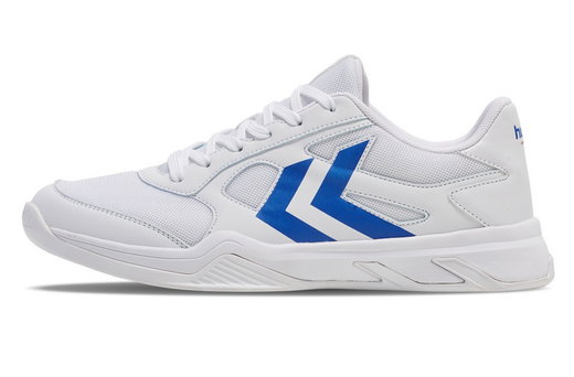 hummel Hallen-Indoorschuhe Teiwaz IV weiss/blau Herren