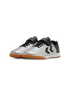 Hummel Hallen indoor shoes Top Star I.C. VC 2.0 (Velcro) silver/black children