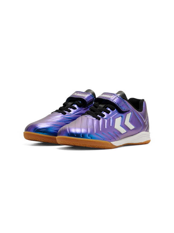 hummel Hallen-Indoorschuhe Top Star I.C. VC 2.0 (Klettverschluss) navyblau/bunt Kinder