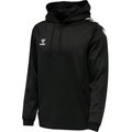 hummel Sportowa bluza z kapturem hmlCORE XK z poliestru (materiał dresowy) czarna dla mężczyzn