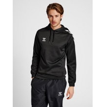 hummel Sport Hoodie hmlCORE XK Poly Sweat Hoodie (Polyester Sweat Fabric) with Hood in Black for Men