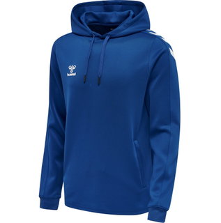 hummel Sport-Kapuzenpullover hmlCORE XK Poly Sweat Hoodie (Polyester-Sweatstoff) mit Kapuze dunkelblau Herren