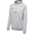 hummel Kapuzenpullover hmlMOVE Grid Cotton Hoodie (Baumwolle) mit Kapuze grau Herren