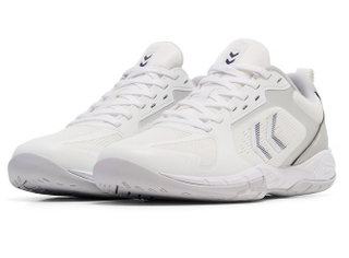 hummel Hallen-Indoorschuhe Speed Court weiss/grau Herren