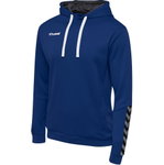 hummel Sport-Kapuzenpullover hmlAUTHENTIC Poly Hoodie (gestrickter Polyester) mit Kapuze dunkelblau Herren
