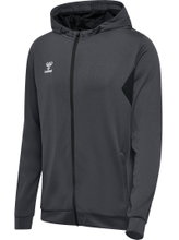 hummel Sport Hoodie hmlAUTHENTIC PL Zip Hoodie (100% recycled Polyester) asphalt grey Men