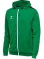 hummel Sport-Kapuzenjacke hmlAUTHENTIC PL Zip Hoodie (100% rec. Polyester) grün Herren