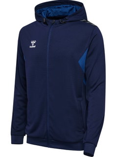 hummel Sport-Kapuzenjacke hmlAUTHENTIC PL Zip Hoodie (100% rec. Polyester) marineblau Herren