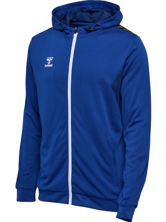 hummel Sport-Kapuzenjacke hmlAUTHENTIC PL Zip Hoodie (100% rec. Polyester) dunkelblau Herren