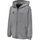 hummel Sport Hoodie hmlCORE XK Poly Zip Hood Sweat (Polyester Sweat Fabric) with Hood Grey Kids