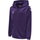 hummel Sport-Kapuzenjacke hmlCORE XK Poly Zip Hood Sweat (Polyester-Sweatstoff) mit Kapuze violett/weiss Kinder