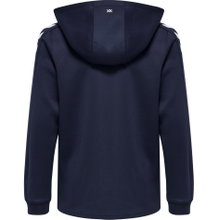 hummel Sport-Kapuzenjacke hmlCORE XK Poly Zip Hood Sweat (Polyester-Sweatstoff) mit Kapuze marineblau Kinder