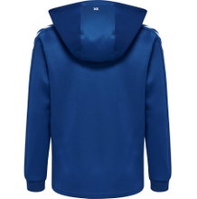 hummel Sport-Kapuzenjacke hmlCORE XK Poly Zip Hood Sweat (Polyester-Sweatstoff) mit Kapuze dunkelblau Kinder