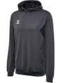 hummel Sport-Kapuzenpullover hmlAUTHENTIC PL Hoodie (mit Reißverschlusstaschen) asphaltgrau Herren