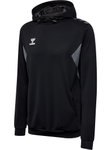 hummel Sport-Kapuzenpullover hmlAUTHENTIC PL Hoodie (mit Reißverschlusstaschen) schwarz Herren