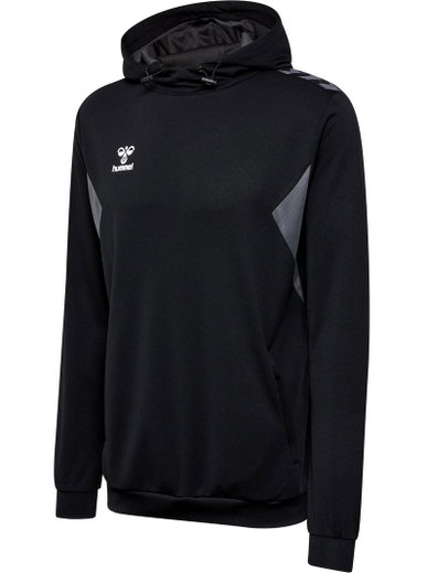 hummel Sport-Kapuzenpullover hmlAUTHENTIC PL Hoodie (mit Reißverschlusstaschen) schwarz Herren
