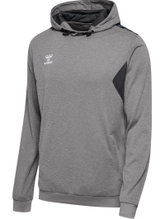 hummel Sport-Kapuzenpullover hmlAUTHENTIC PL Hoodie (mit Reißverschlusstaschen) grau Herren