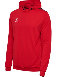 hummel Sport-Kapuzenpullover hmlAUTHENTIC PL Hoodie (mit Reißverschlusstaschen) rot Herren