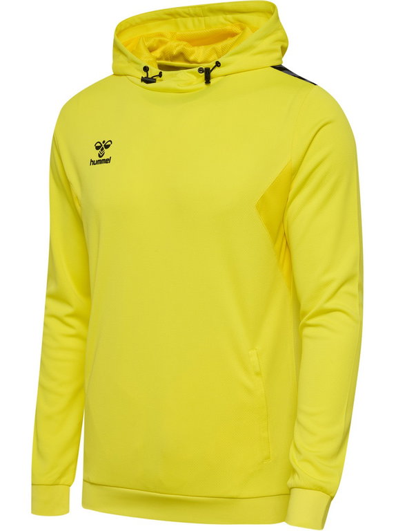 hummel Sport-Kapuzenpullover hmlAUTHENTIC PL Hoodie (mit Reißverschlusstaschen) gelb Herren