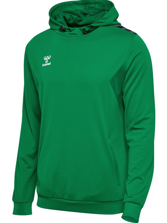 hummel Sport-Kapuzenpullover hmlAUTHENTIC PL Hoodie (mit Reißverschlusstaschen) grün Herren
