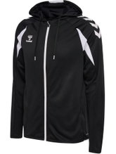 Hummel hmlCORE 2.0 Full-Zip Hoodie (100% recycled Polyester) black/white Men's