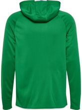 Hummel hmlCORE 2.0 Full-Zip Hoodie (100% recycled Polyester) green/white Men's