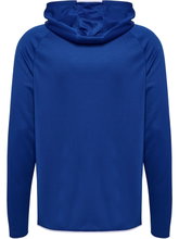 Hummel hmlCORE 2.0 Full-Zip Hoodie (100% recycled Polyester) blue/white Men's
